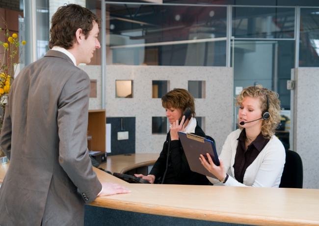 corporate-receptionist