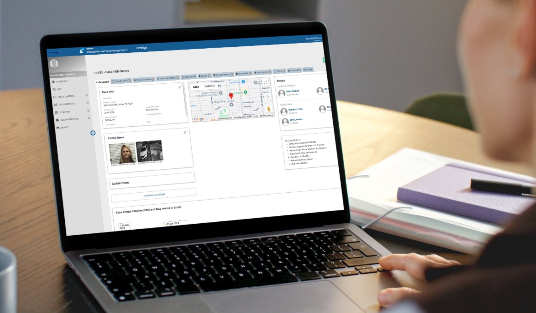 investigation case management software for law enforcement Omnigo